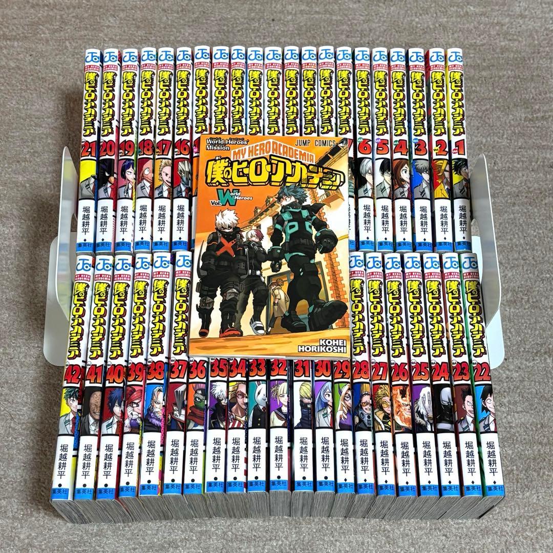 僕のヒーローアカデミア　全巻　1〜42 巻　映画特典付き　美品