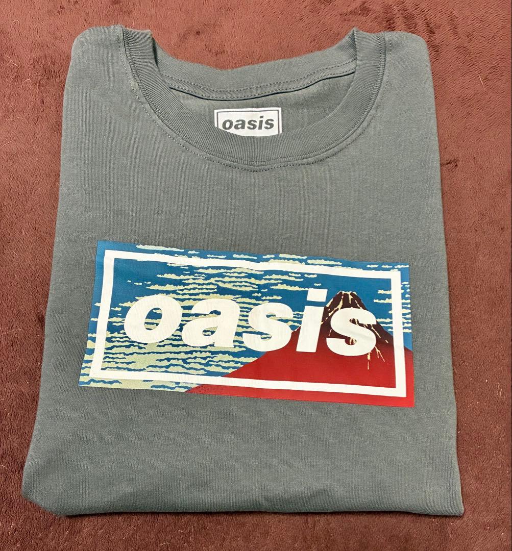 【新品未使用】 oasis Tシャツ　富士 ライブ25　日本限定　L グレー