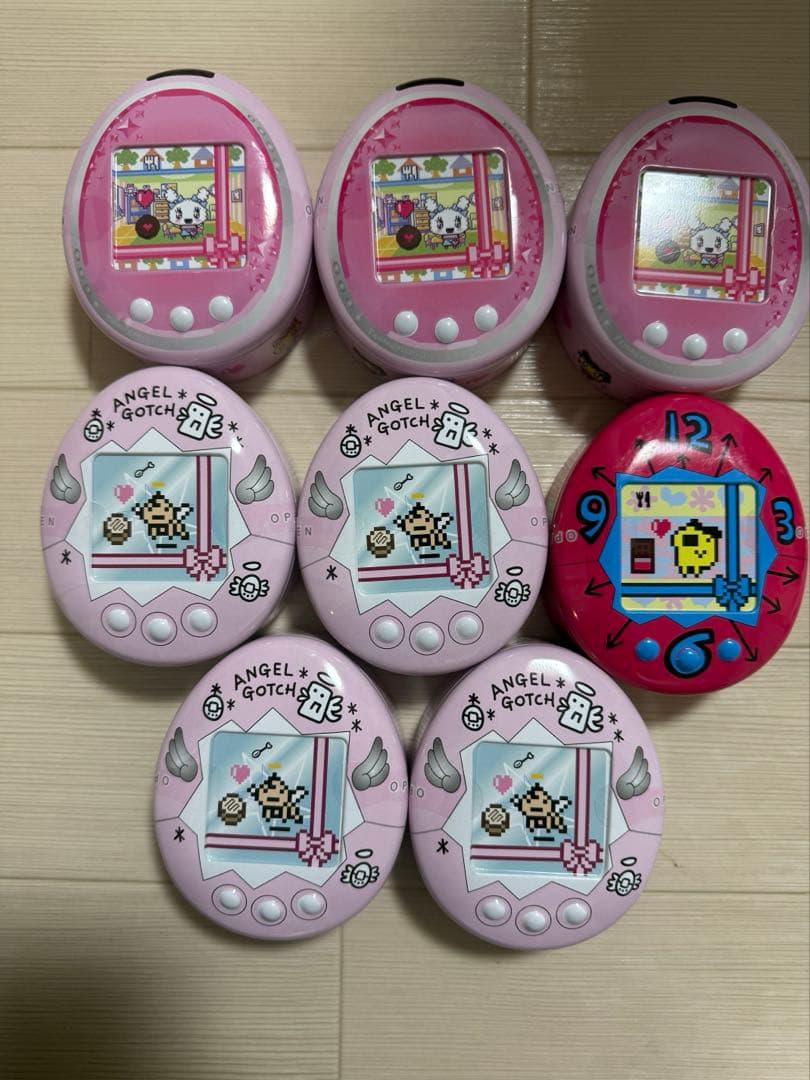 たまごっち　バレンタイン　缶　セット売り