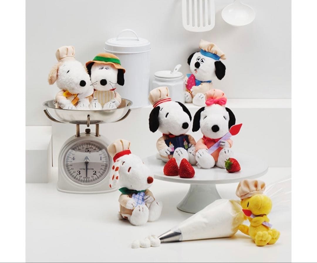 アフタヌーンティー　限定　スヌーピー ぬいぐるみセット