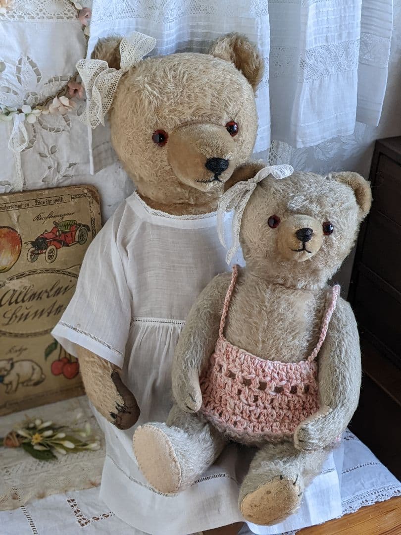 【h】アンティークベア　アンティークテディベア　ハーマン