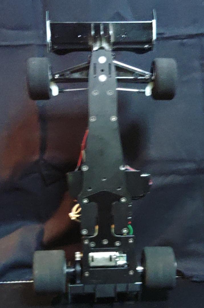 未走行：タミヤF104Wシャーシ・レイトンハウスCG901ボディ・オマケ付