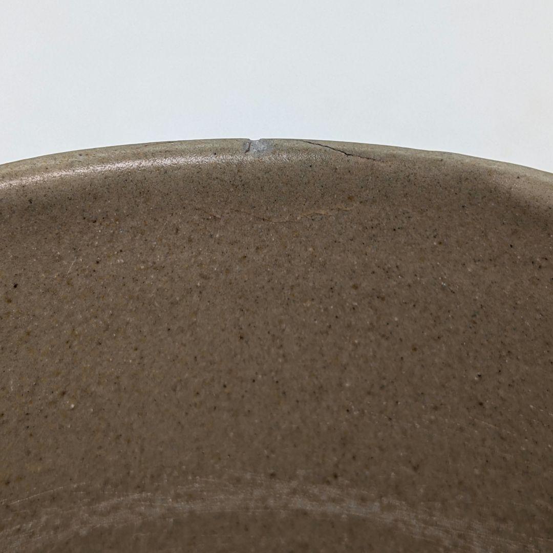 森香州？ 虫明焼 茶盌 抹茶碗 抹茶茶碗 茶道具 茶器 食器 在銘 鉄絵 切高台