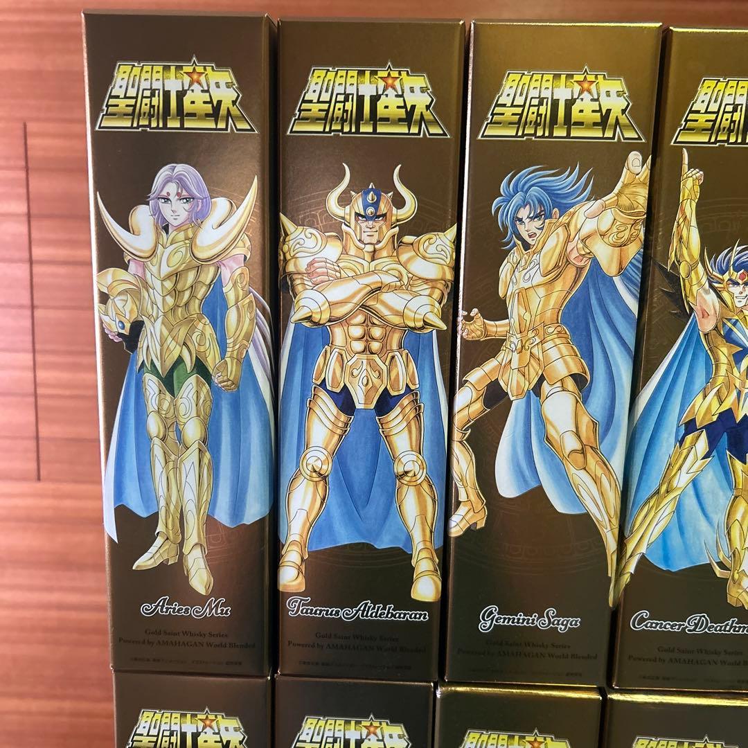 長濱蒸留所 × 聖闘士星矢 黄金聖闘士[ゴールドセイント] ウイスキー コンプ品