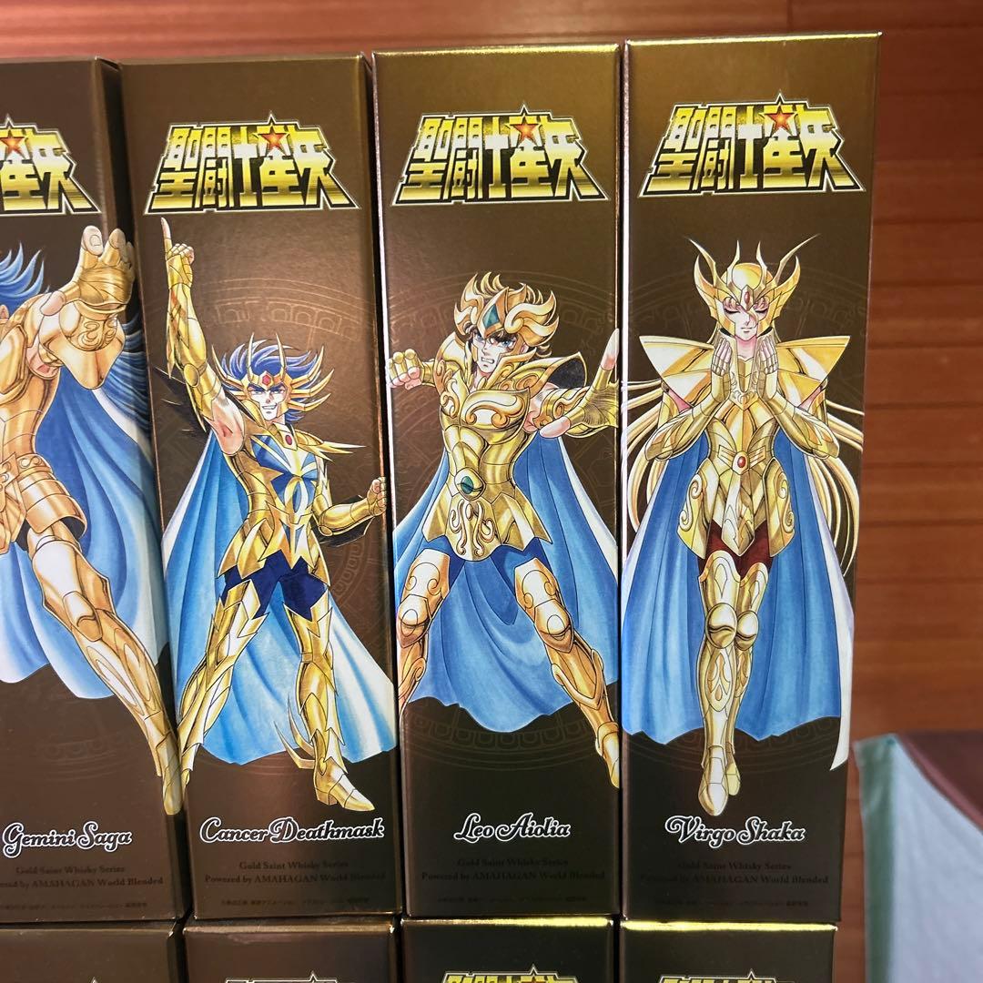 長濱蒸留所 × 聖闘士星矢 黄金聖闘士[ゴールドセイント] ウイスキー コンプ品
