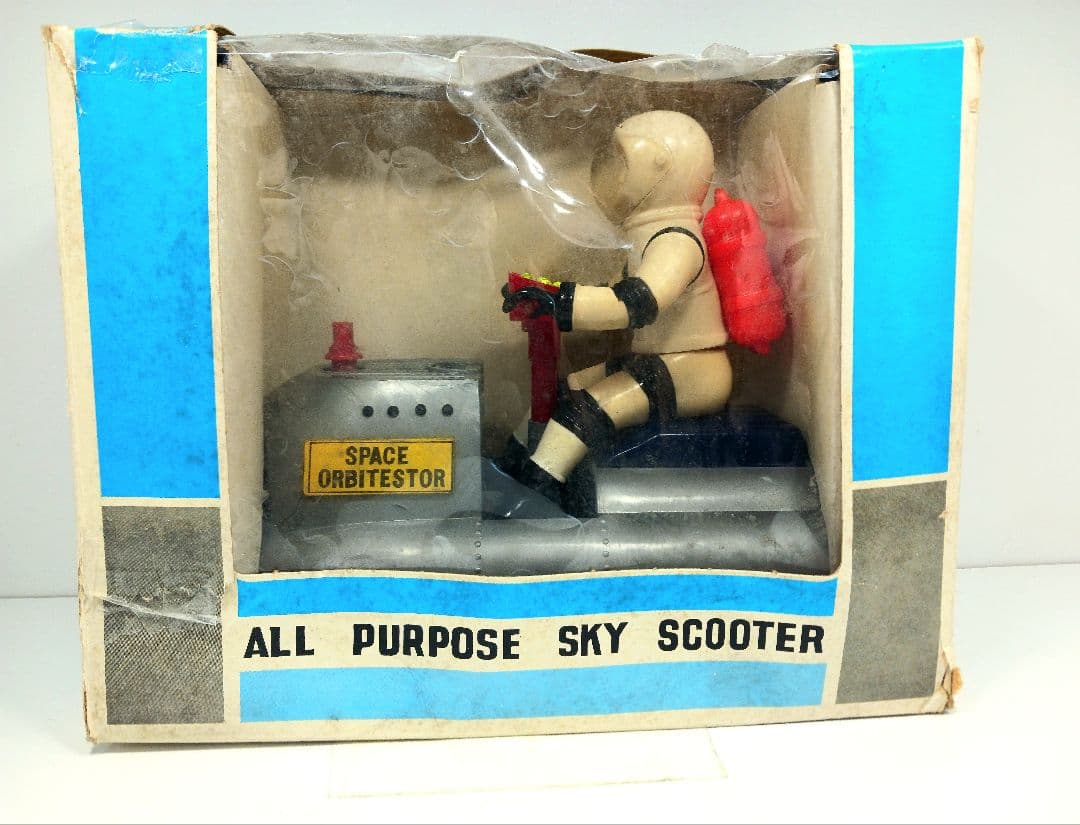 希少 スペーストイ スカイスクーター 宇宙船 ブリキ
