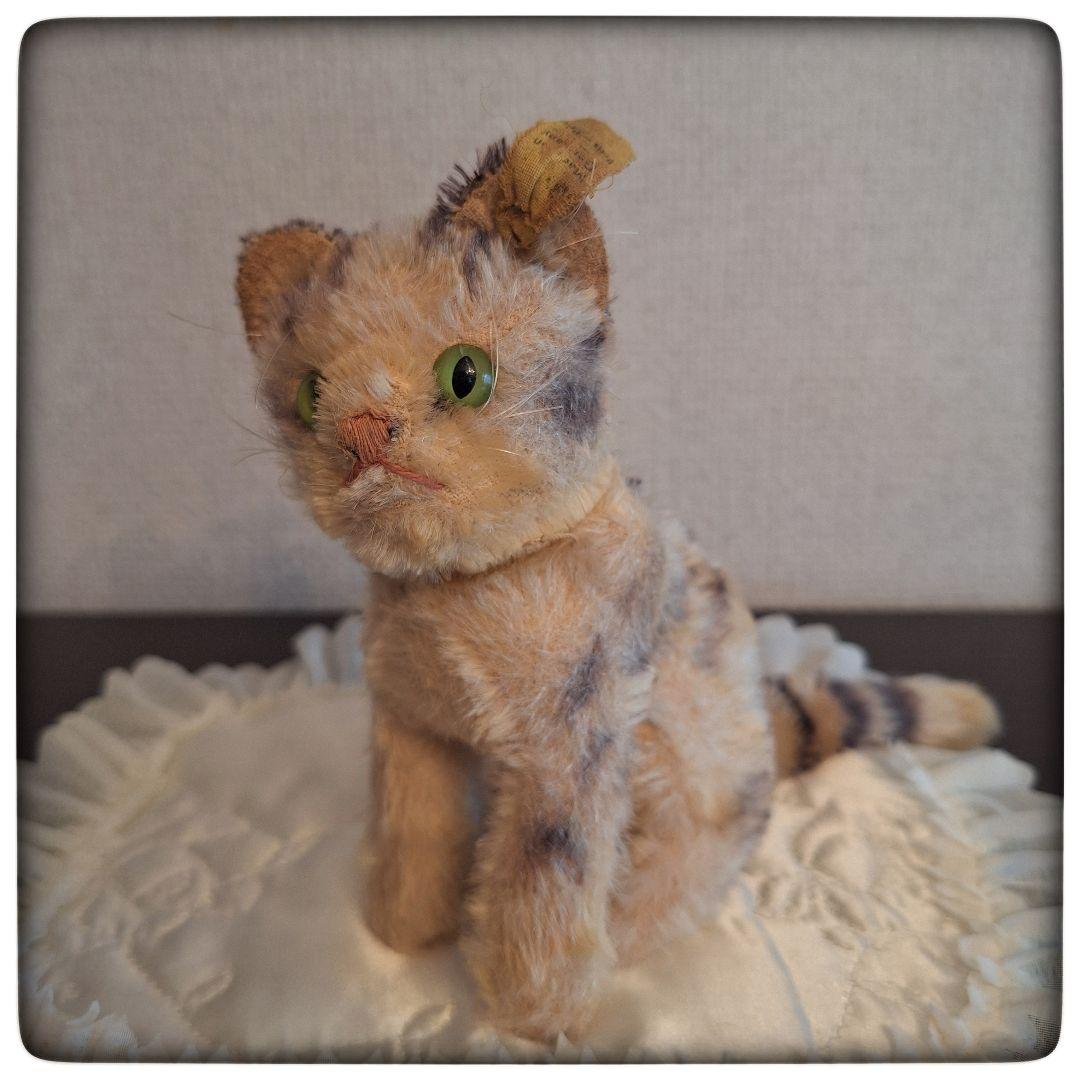 【座り子猫 Susi 14 cm 】ヴィンテージ シュタイフ
