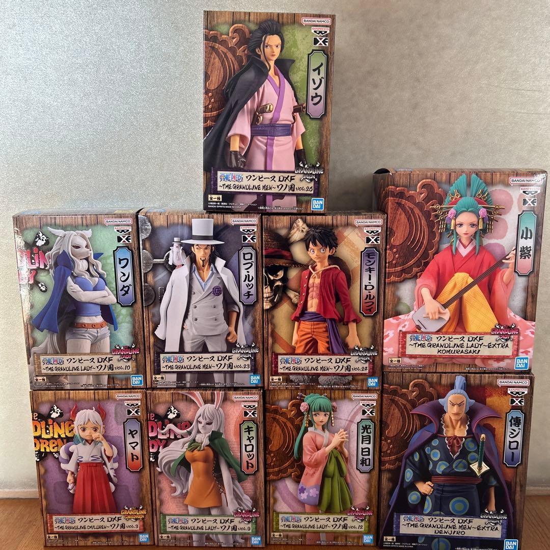 ワンピース DXF THE GRANDLINE ワノ国 9体セットまとめ売り