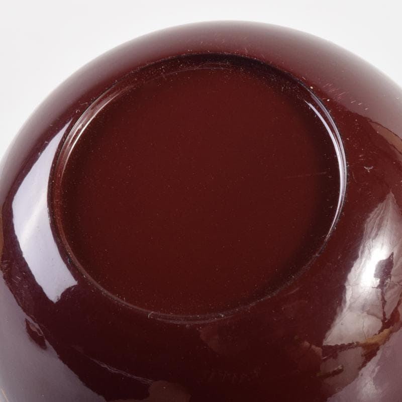 茶道具　輪島塗　立野彩海作　扇面蒔絵　棗　共箱　V　7160