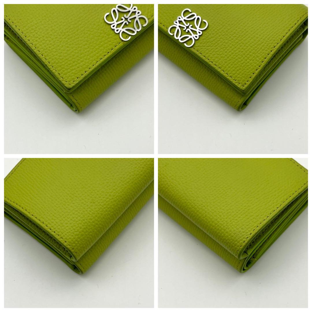 【希少カラー】LOEWE アナグラム トライフォールド ウォレット 三つ折り財布