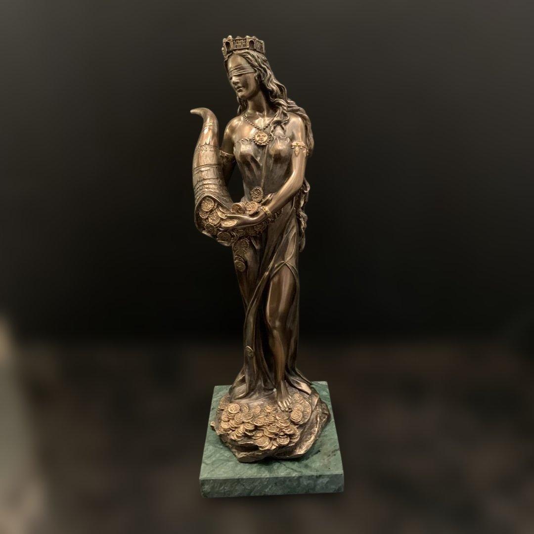 幸運の女神 ブロンズ製女性像 IM-15