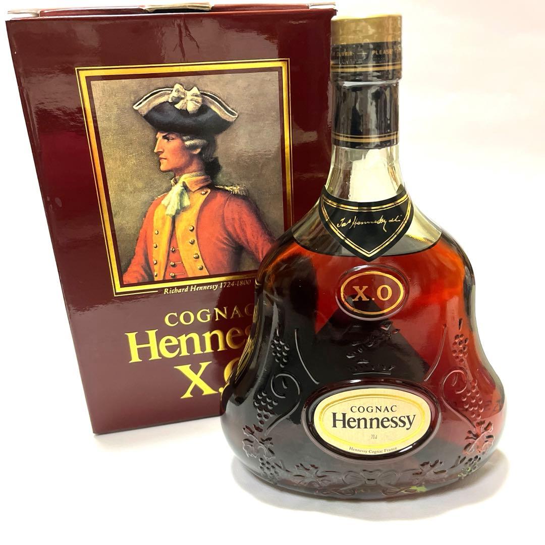 希少　未開封　ヘネシー Hennessy XO 金キャップ　ボトル コニャック