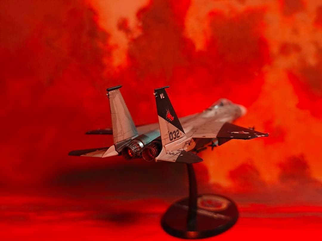 1/144 電飾改造 完成品 F-15c PLSL付き サイファー 円卓の鬼神