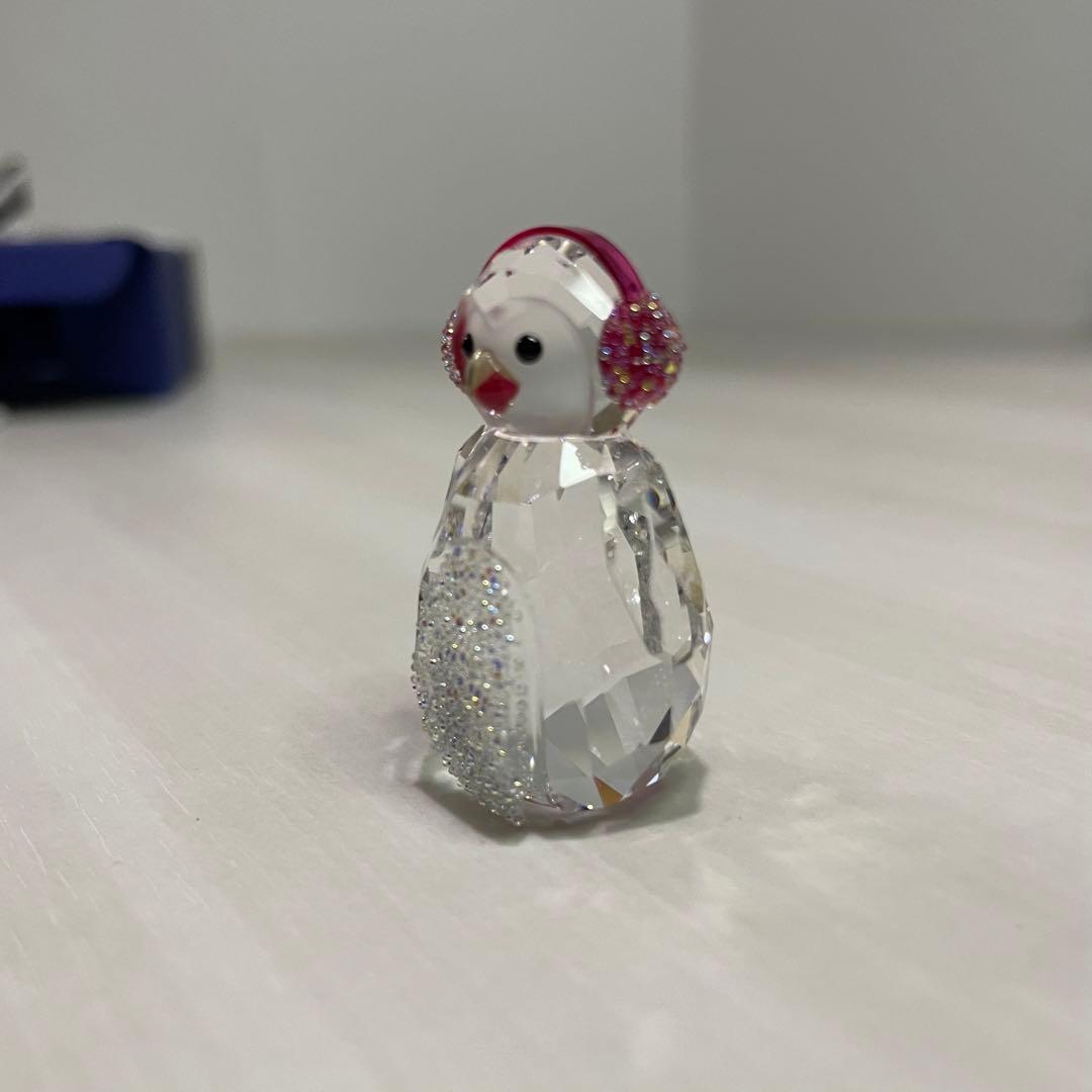 未使用品☆スワロフスキー☆ロッキングペンギン☆置物☆