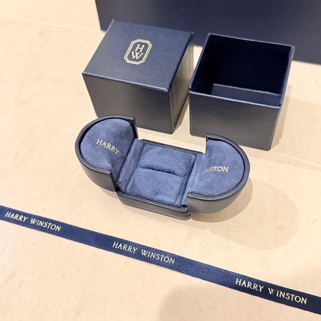 HARRY WINSTON 婚約指輪 リングケース ショッパー ギフトセット