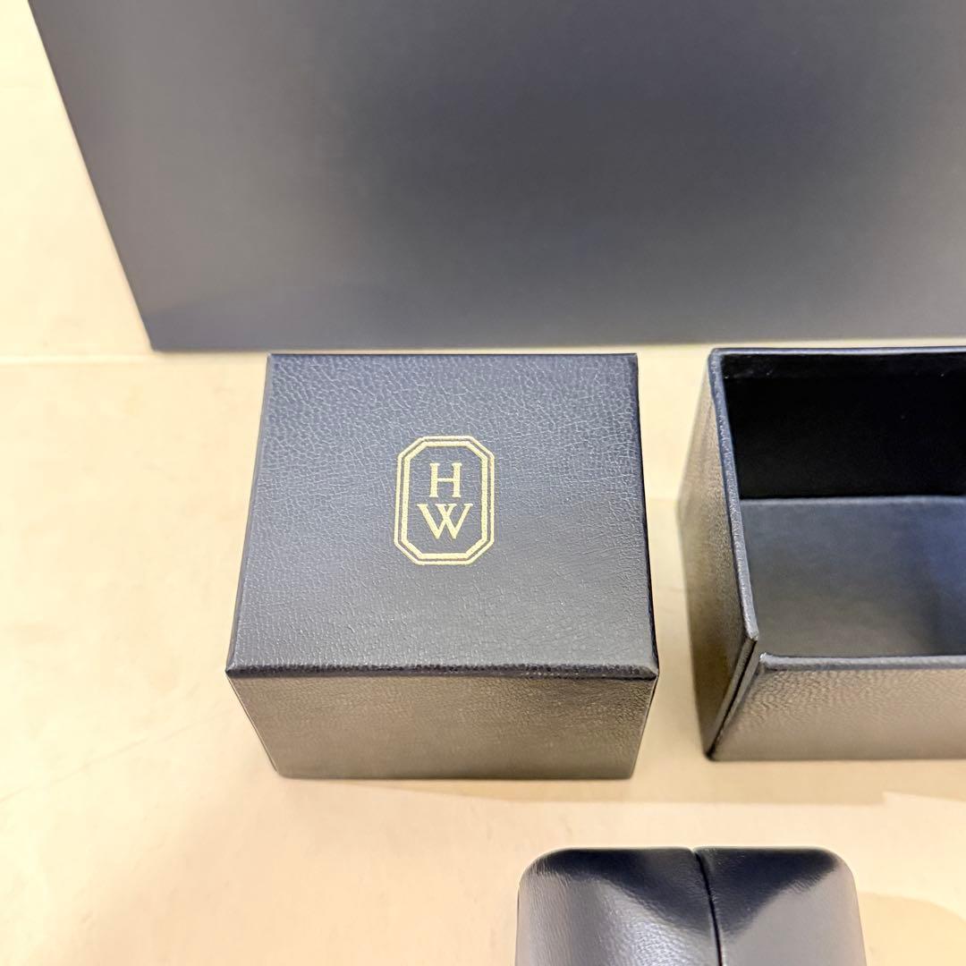 HARRY WINSTON 婚約指輪 リングケース ショッパー ギフトセット