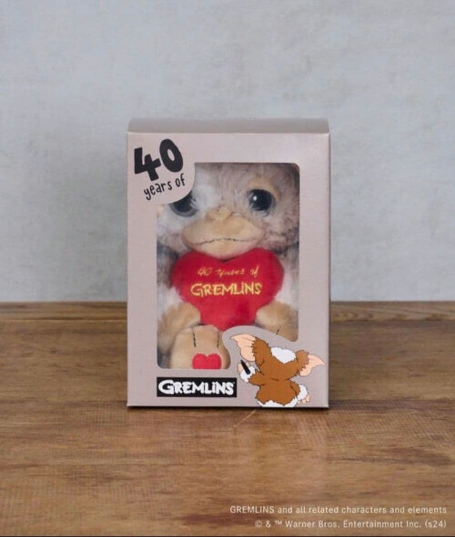 GREMLINS ぬいぐるみ ハート付き 　限定　ギズモ
