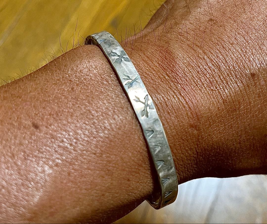 ナバホ族 シルバー バングル navajo シルバー925 950 ゴローズ