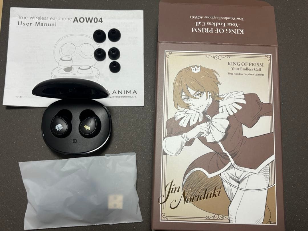 ★欠品あり　ANIMA AOW04 ワイヤレスイヤホン　法月仁