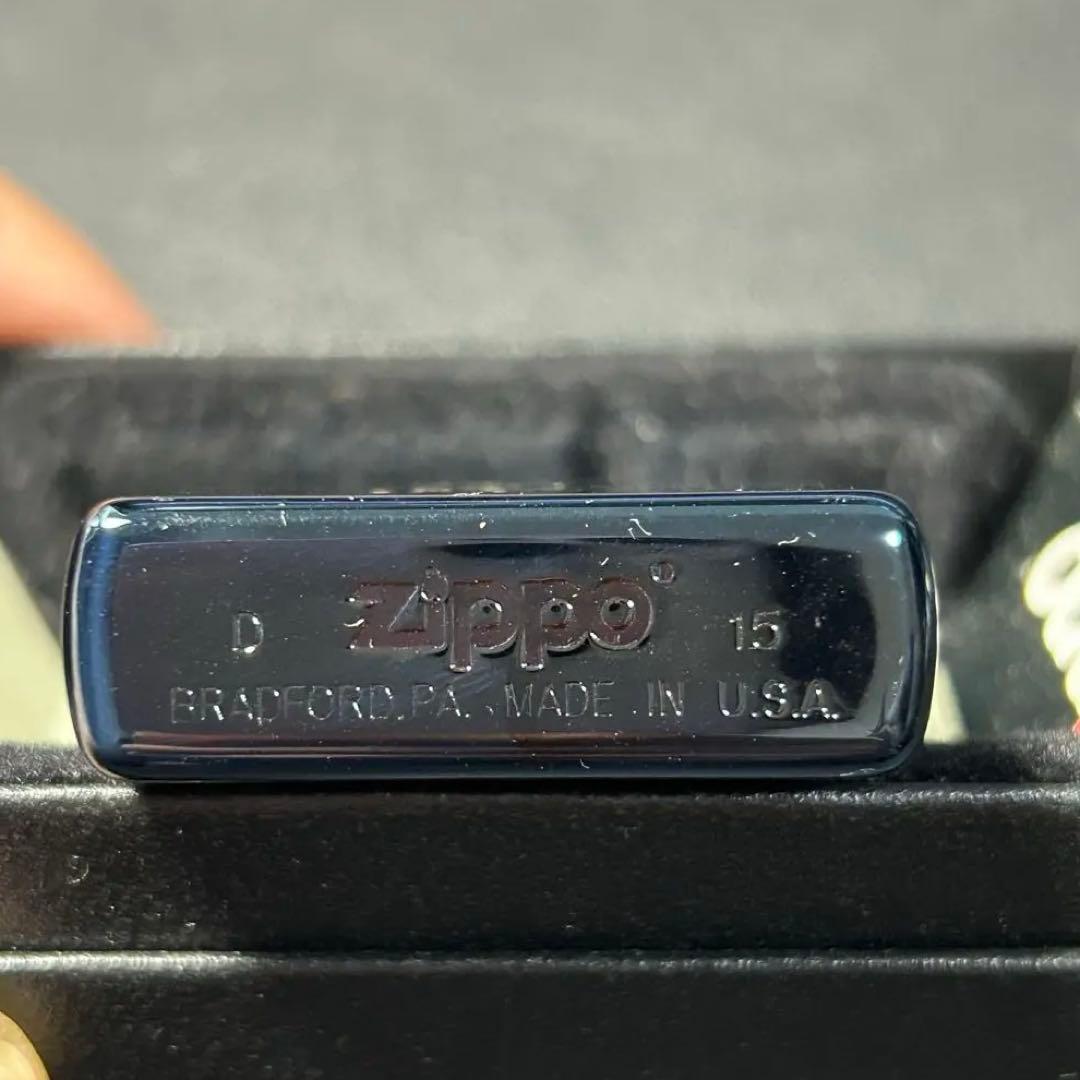 【新品】ジッポー　ピース　1946 ブルーチタン　zippo Peace