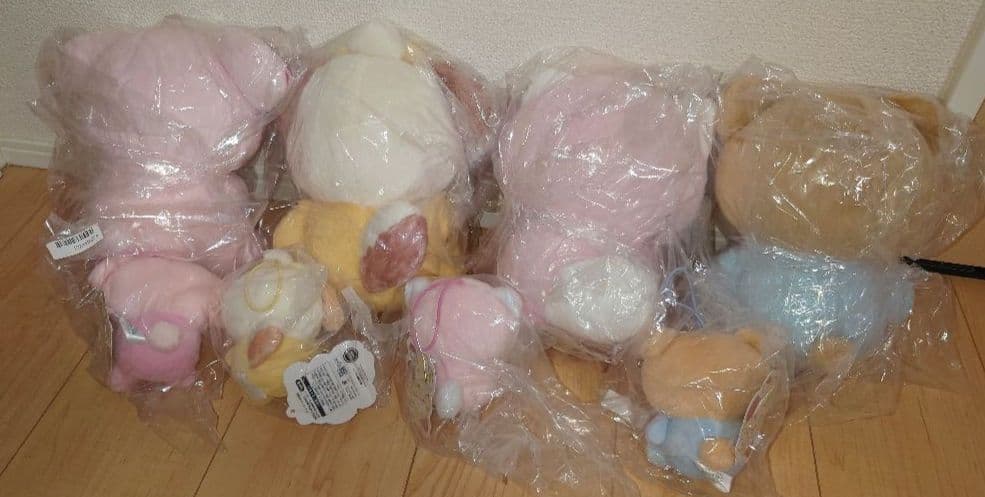 【mikko】ふわふわBABYぬいぐるみ・マスコット　８種コンプリートセット