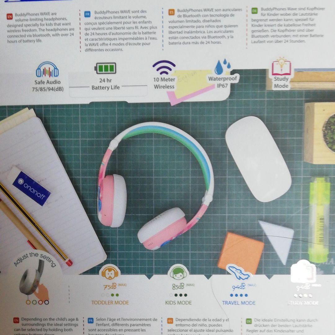 子供用ヘッドフォン　楽天　　Bluetooth付き