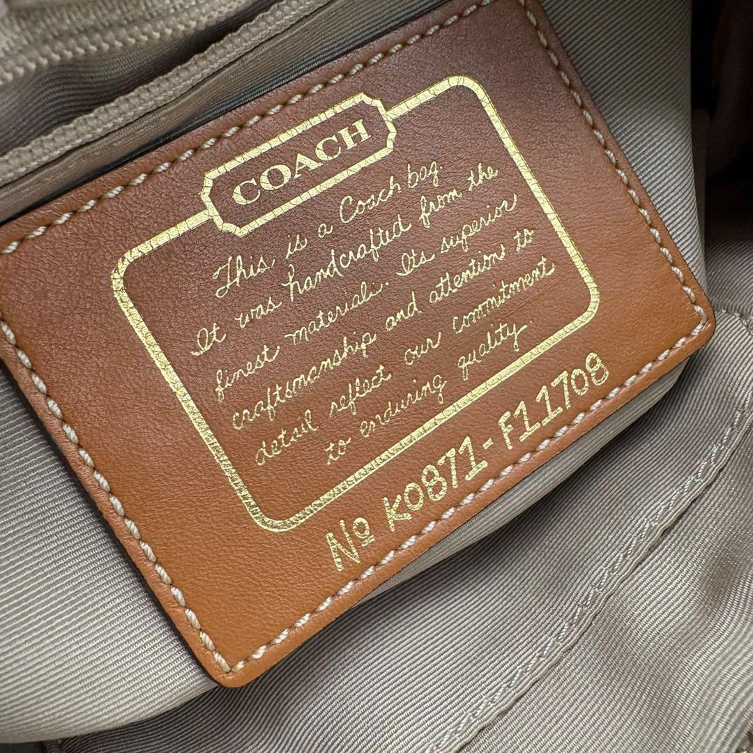 バッグ Coach Patchwork Signature shoulderbag870