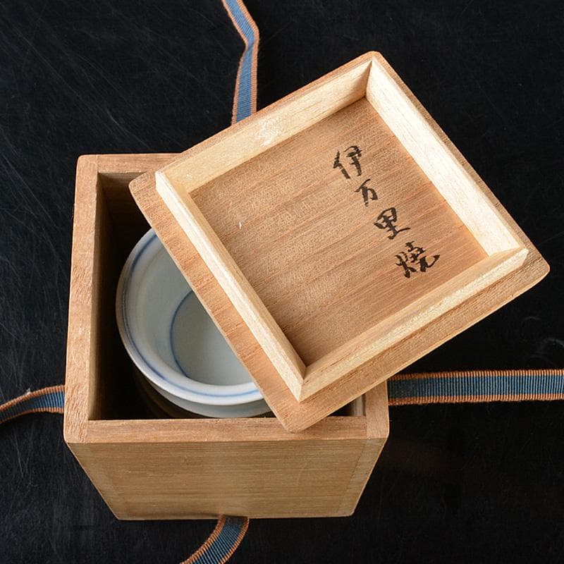 煎茶道具　伊万里焼　古伊万里染付蔦文　煎茶器　五客　V　R6093