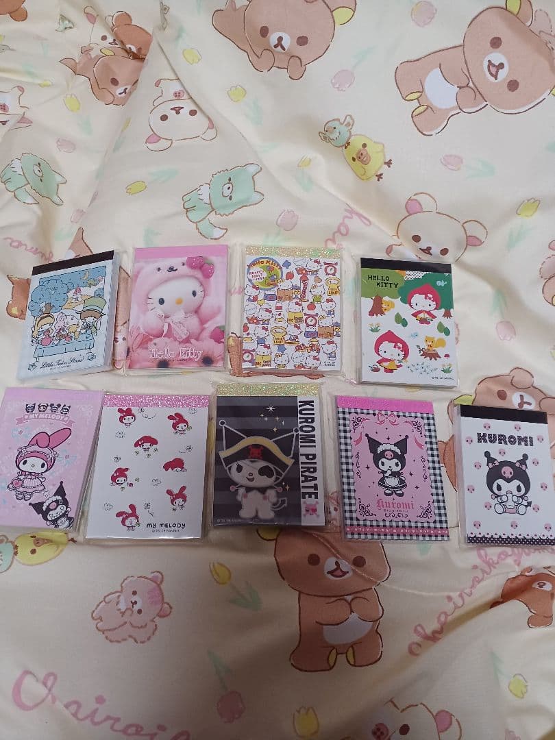 サンリオ　ミニメモ帳　9冊セット　ハローキティ等　平成レトロ　レトロサンリオ