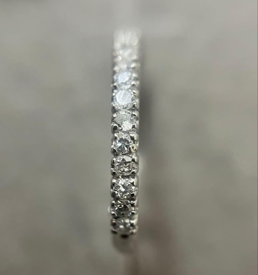 Pt900 フープ ピアス ダイヤモンド 016ct プラチナ