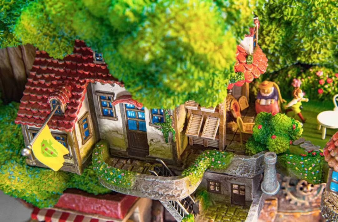 宮崎駿 映画 ハウルの動く城 彫刻フィギュア