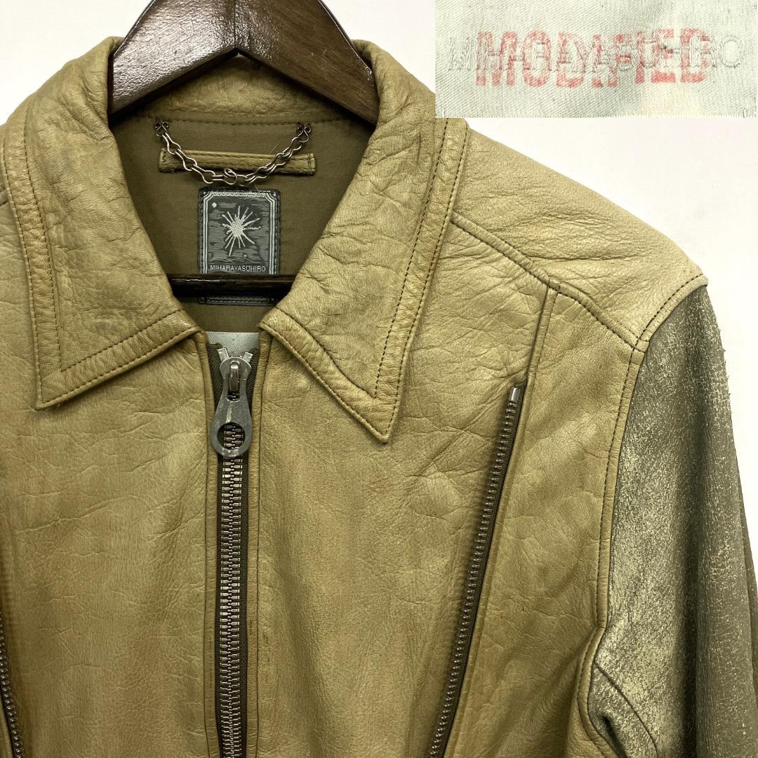 MODIFIED 鹿革ライダース ディアスキン レザージャケット ミハラヤスヒロ