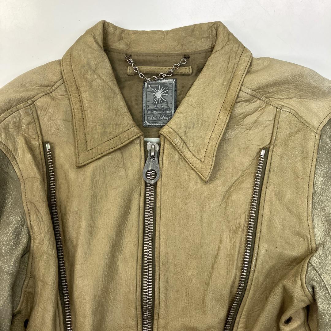 MODIFIED 鹿革ライダース ディアスキン レザージャケット ミハラヤスヒロ