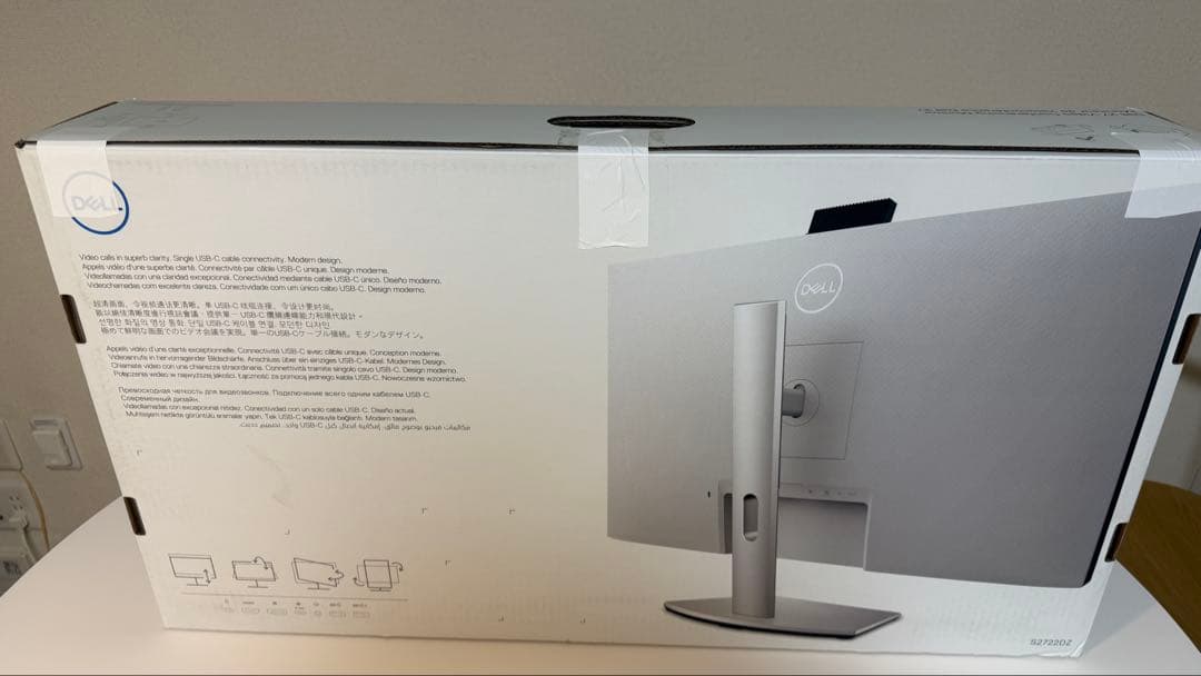 DELL27カメラ付きモニター本体S2722DZ typec