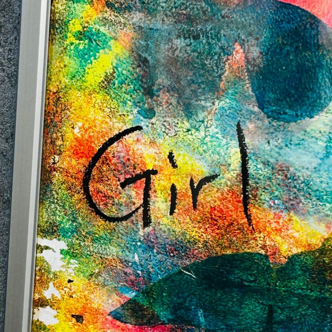 希少 ユキンコアキラ 直筆サイン入り　B2 額装　ゴットオブタレント出演