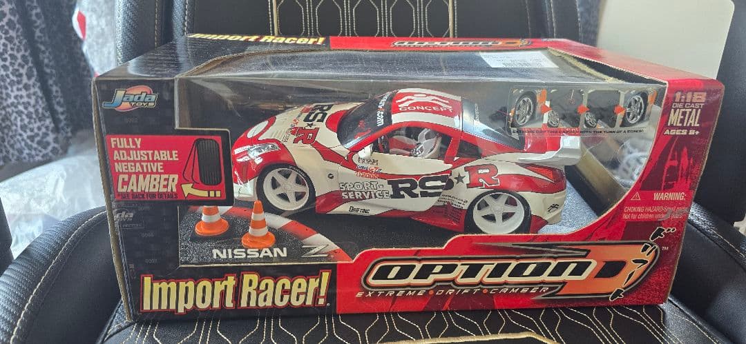 ミニカー Jada Toys Nissan Option D RSR Z33 1/18