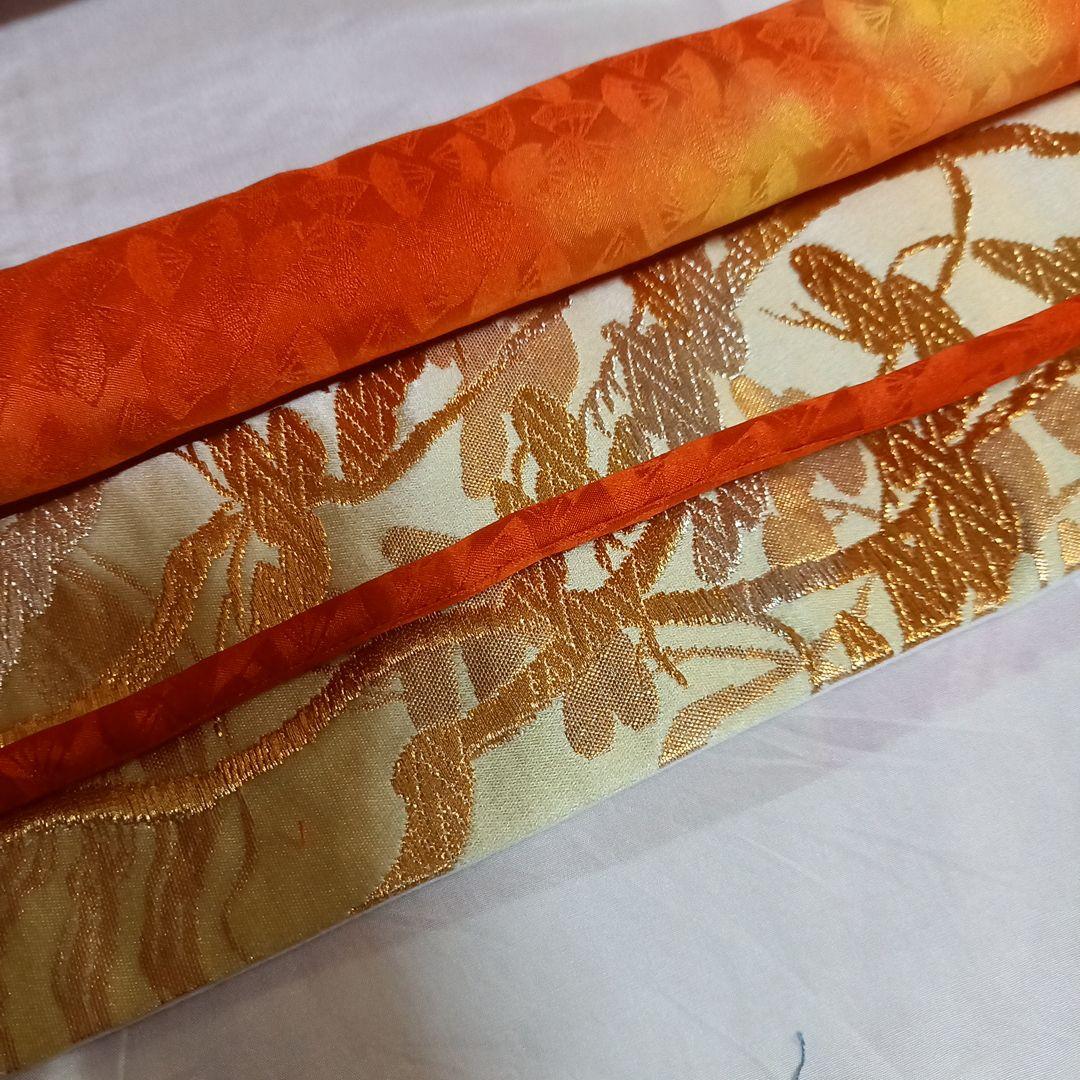 市松人形　ドール　12号　着物　帯　帯締め帯揚げ　正絹　晴れ着