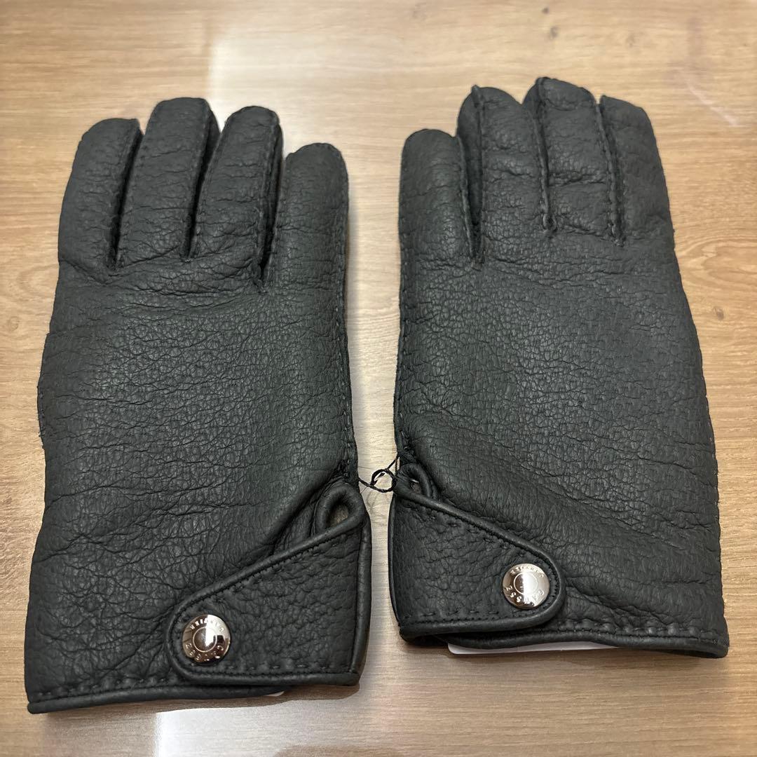 コス　ペッカリー手袋　グレー　7 1/2