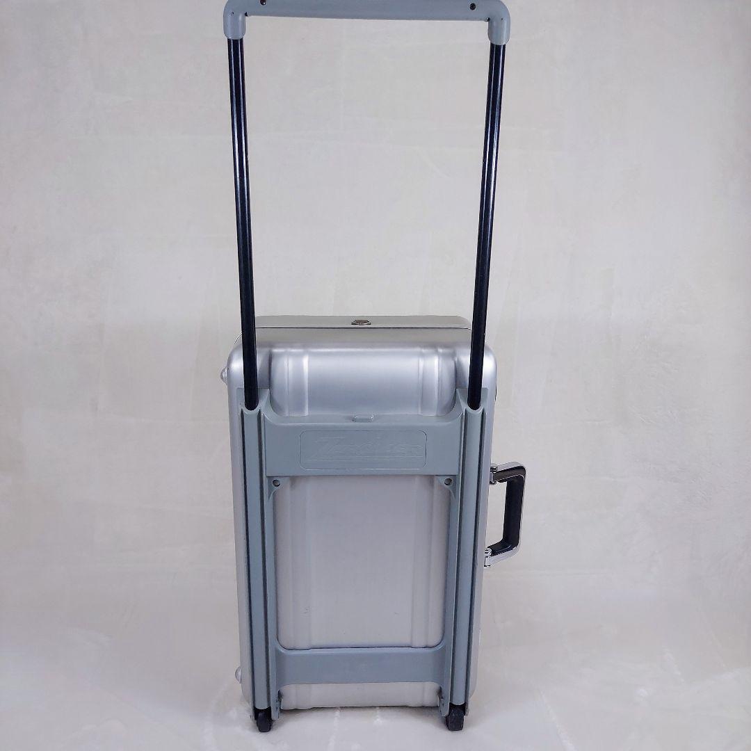 ゼロハリバートン　シルバー　アルミ　スーツケース　キャリーバッグ　2輪