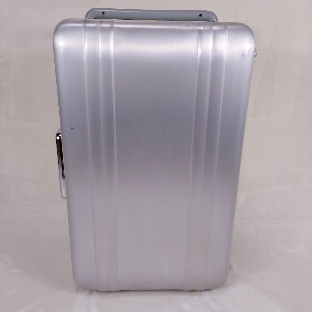 ゼロハリバートン　シルバー　アルミ　スーツケース　キャリーバッグ　2輪