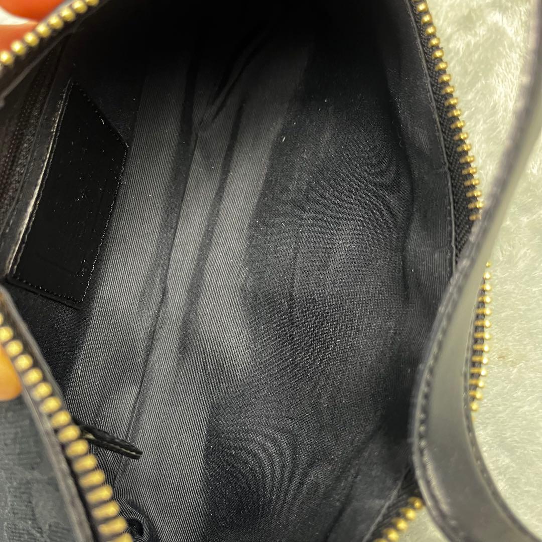 COACH コーチ アクセサリーポーチ ブラック 黒 シグネチャー