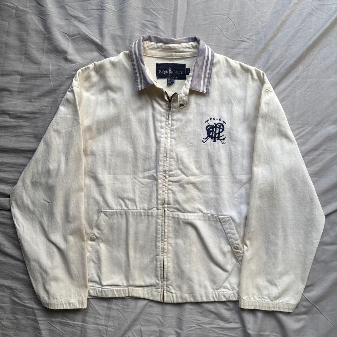【80s】USA製 Ralph Lauren スウィングトップ マリン