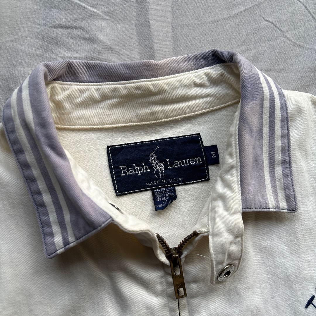 【80s】USA製 Ralph Lauren スウィングトップ マリン