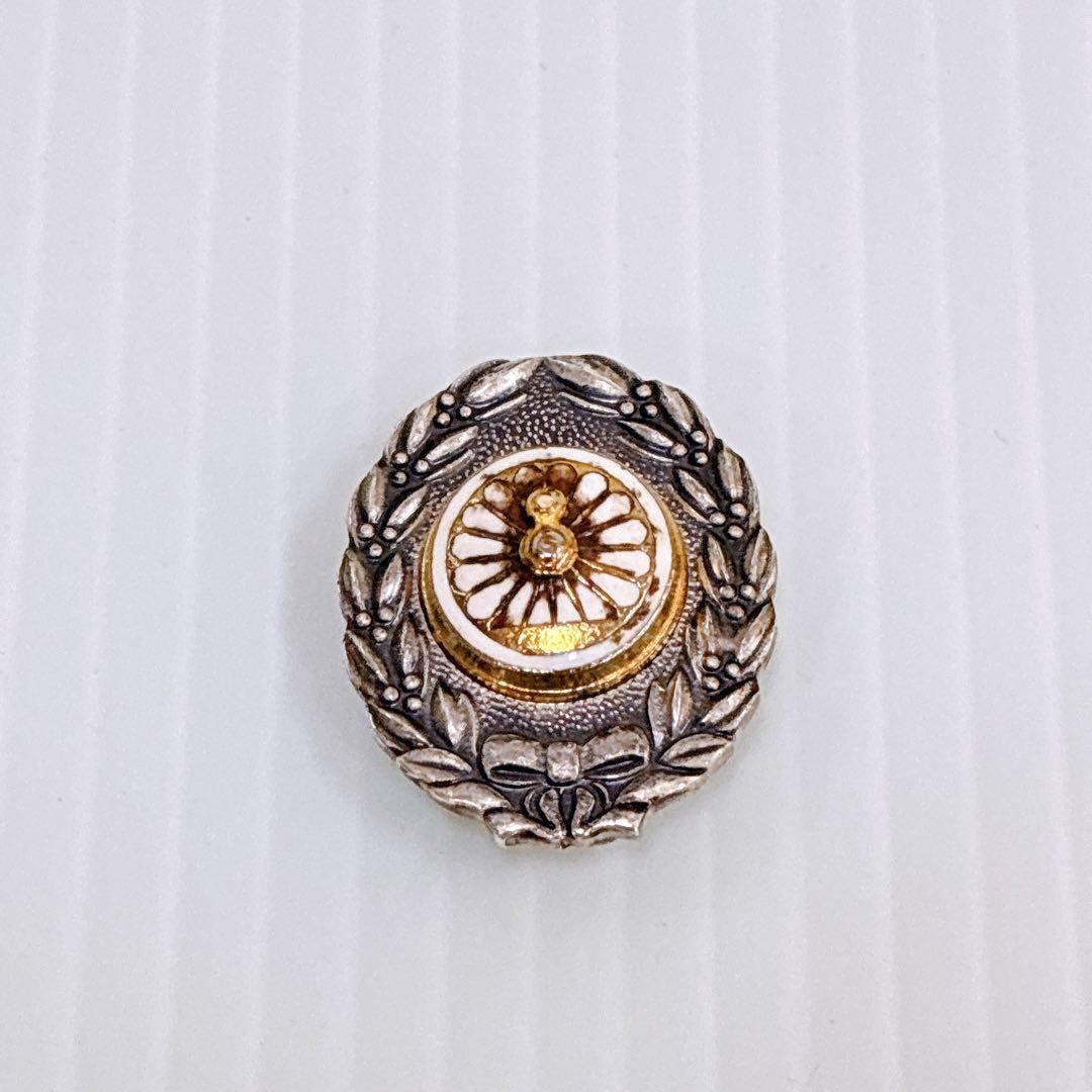 【功績章付き】日本国有鉄道 駅長帽子 当時物 制帽 ヴィンテージ 銀細工 純銀