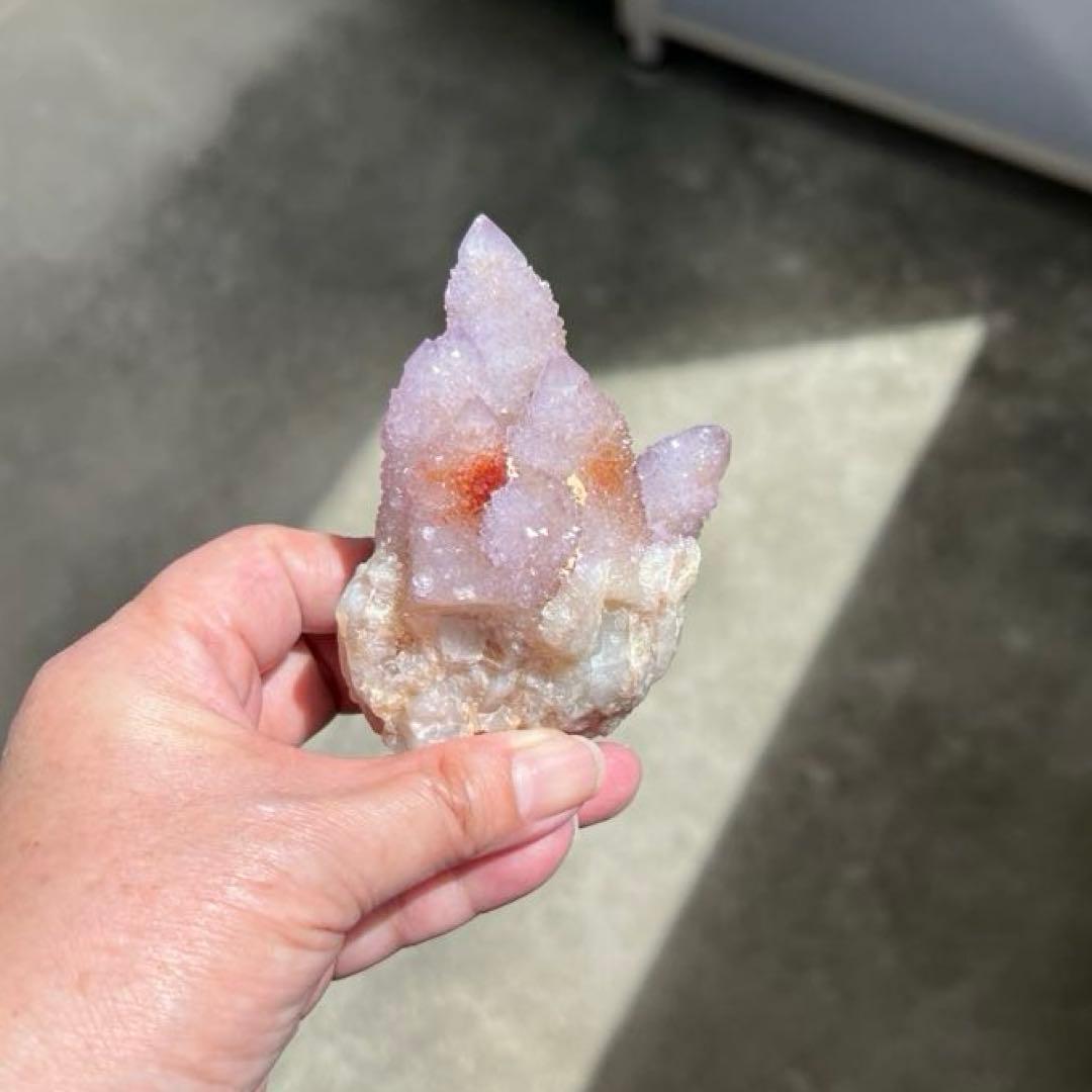 スピリットクォーツ　カクタスクォーツ　サボテン水晶　アメジスト　220g