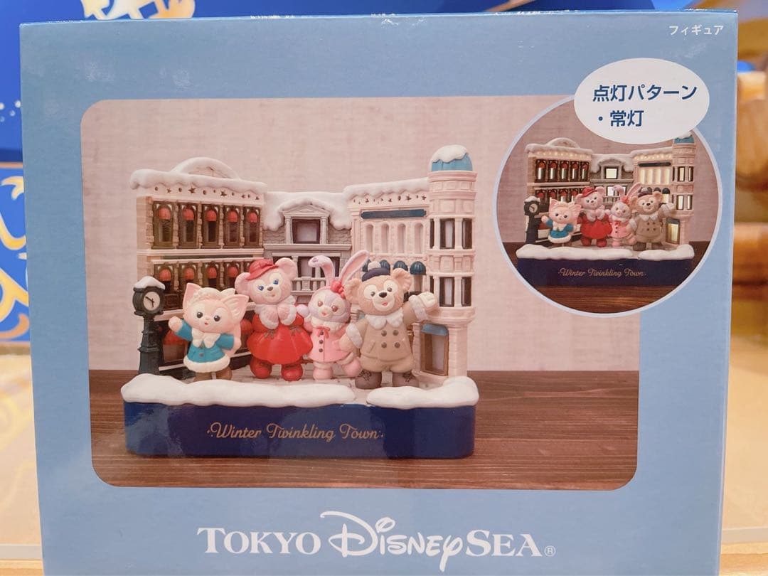ダッフィーフレンズ　フィギュア　ウィンター　クリスマスライト2022