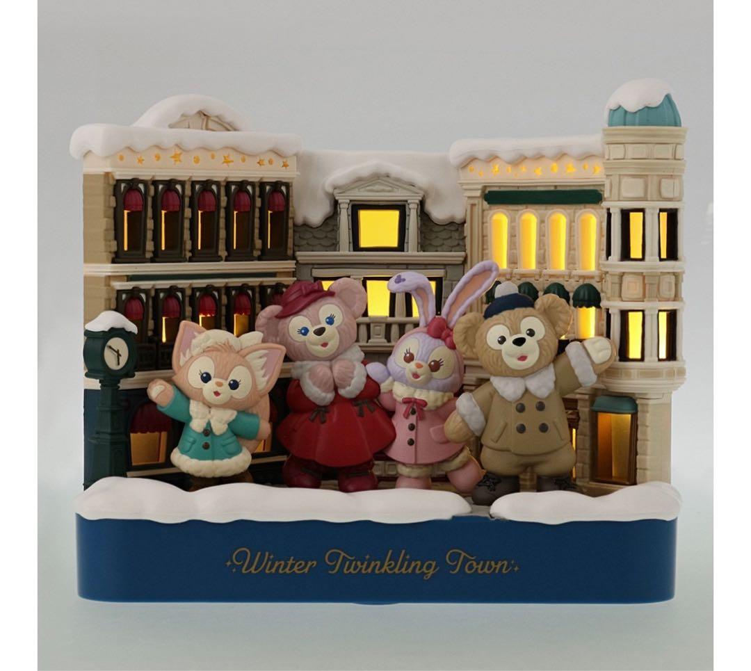 ダッフィーフレンズ　フィギュア　ウィンター　クリスマスライト2022