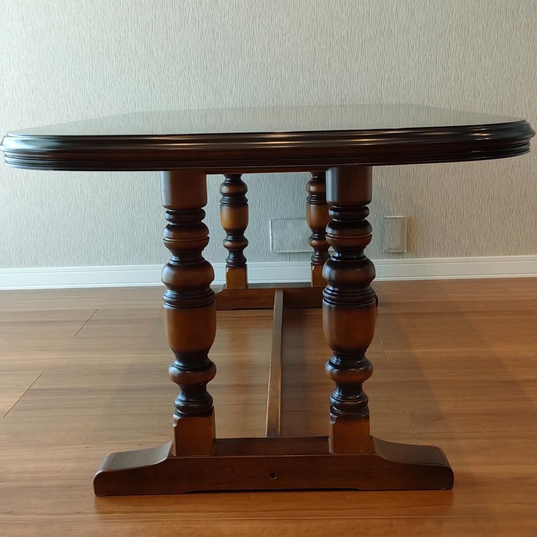 カリモク　コロニアル　ダイニングテーブル　アメリカンカントリー