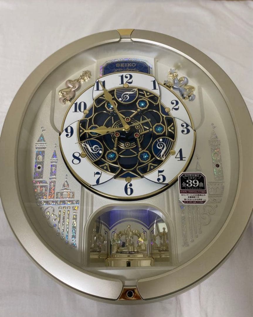 【新品未使用】SEIKO ウェーブシンフォニー　からくり電波時計