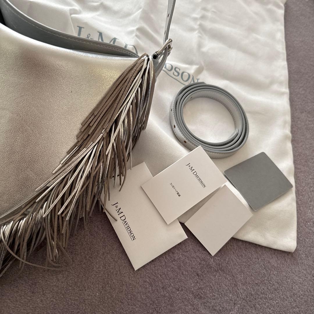 j&m davidsonシルバー フリンジ ショルダーバッグ フィエスタ　24